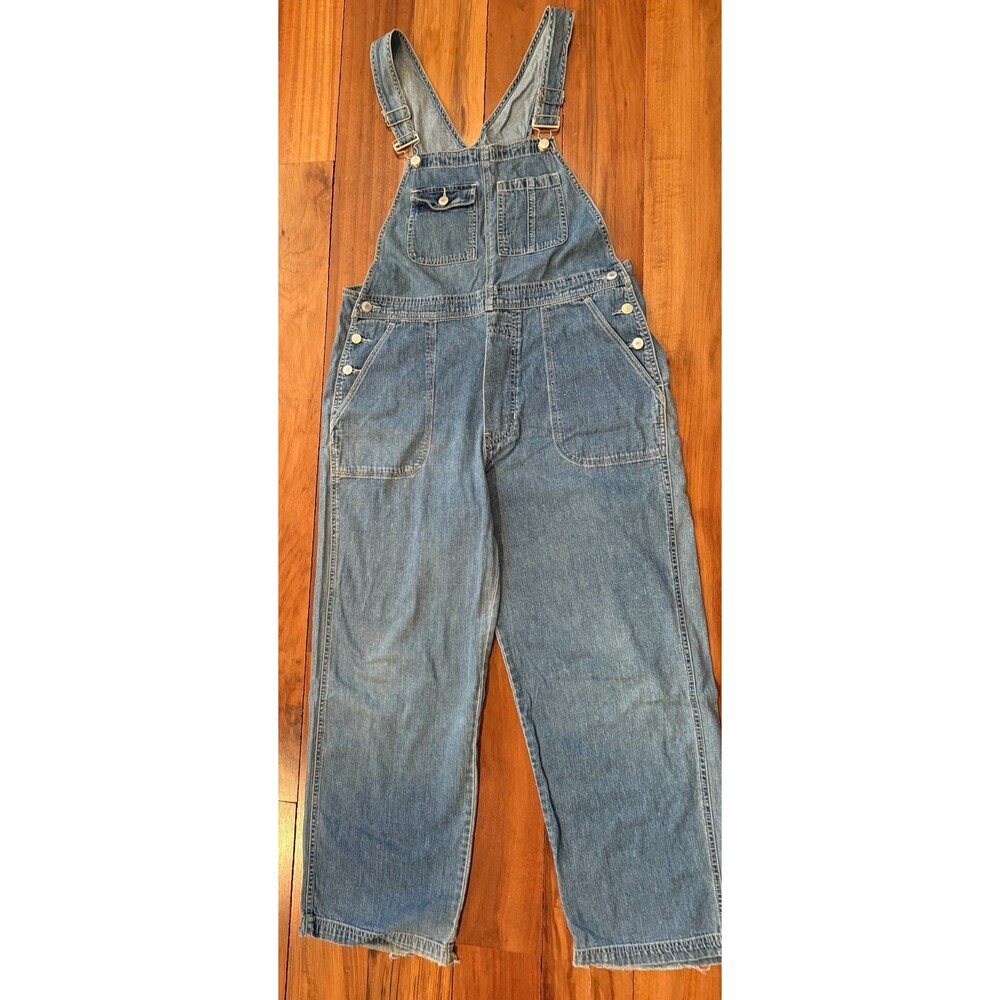 GAP Overalls Denim Light Blue 100% Cotton Hong Kong 1990s Women's Medium